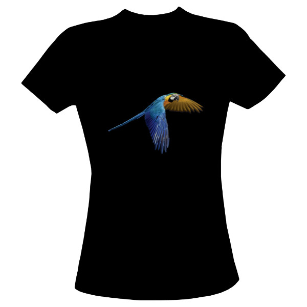 Tričko s potiskem Ara ararauna