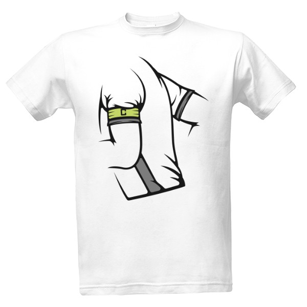 Tričko s potiskem Fotbalový kapitán