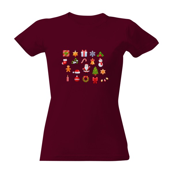 Tričko s potiskem Vánoční tričko